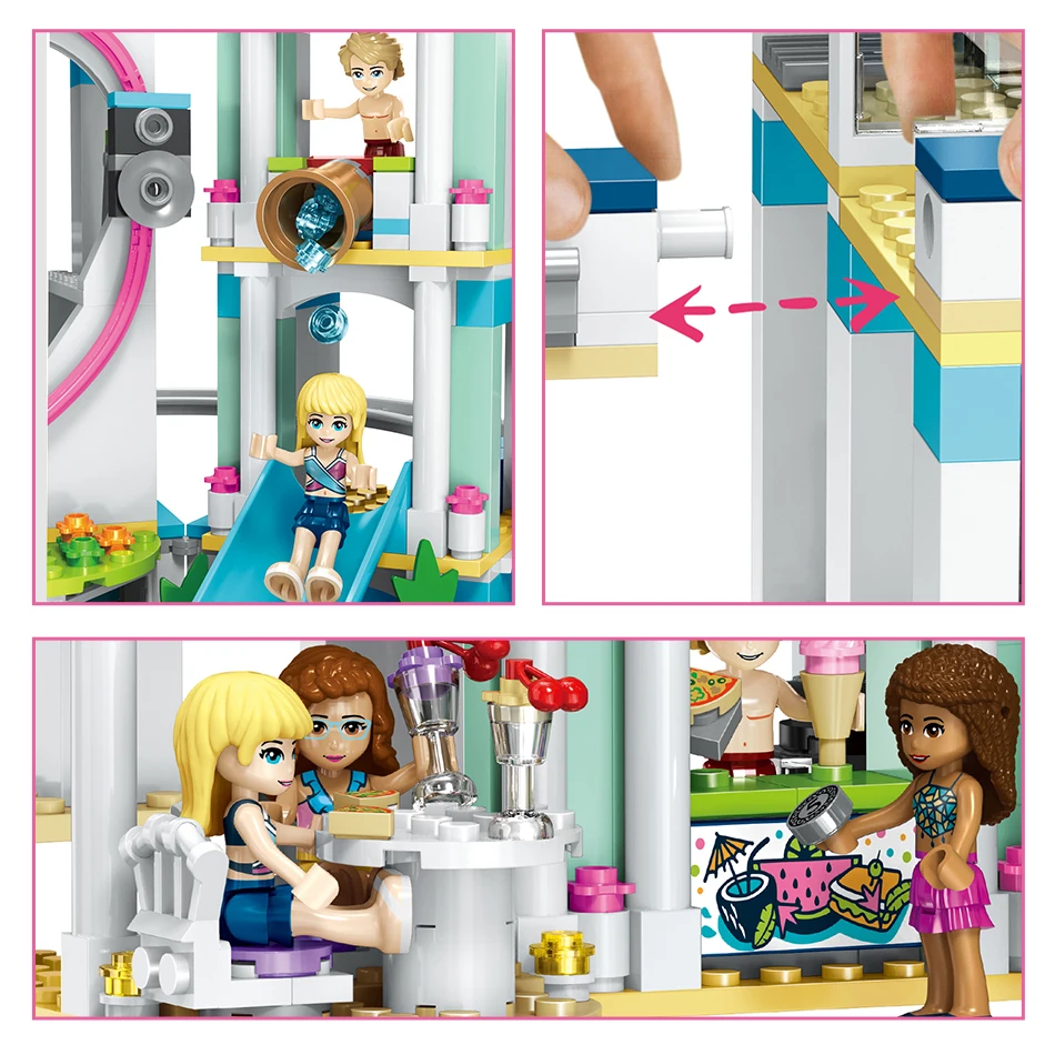 Heartlake City Resort Friends Compatible Building Blocks 1039pcs without box