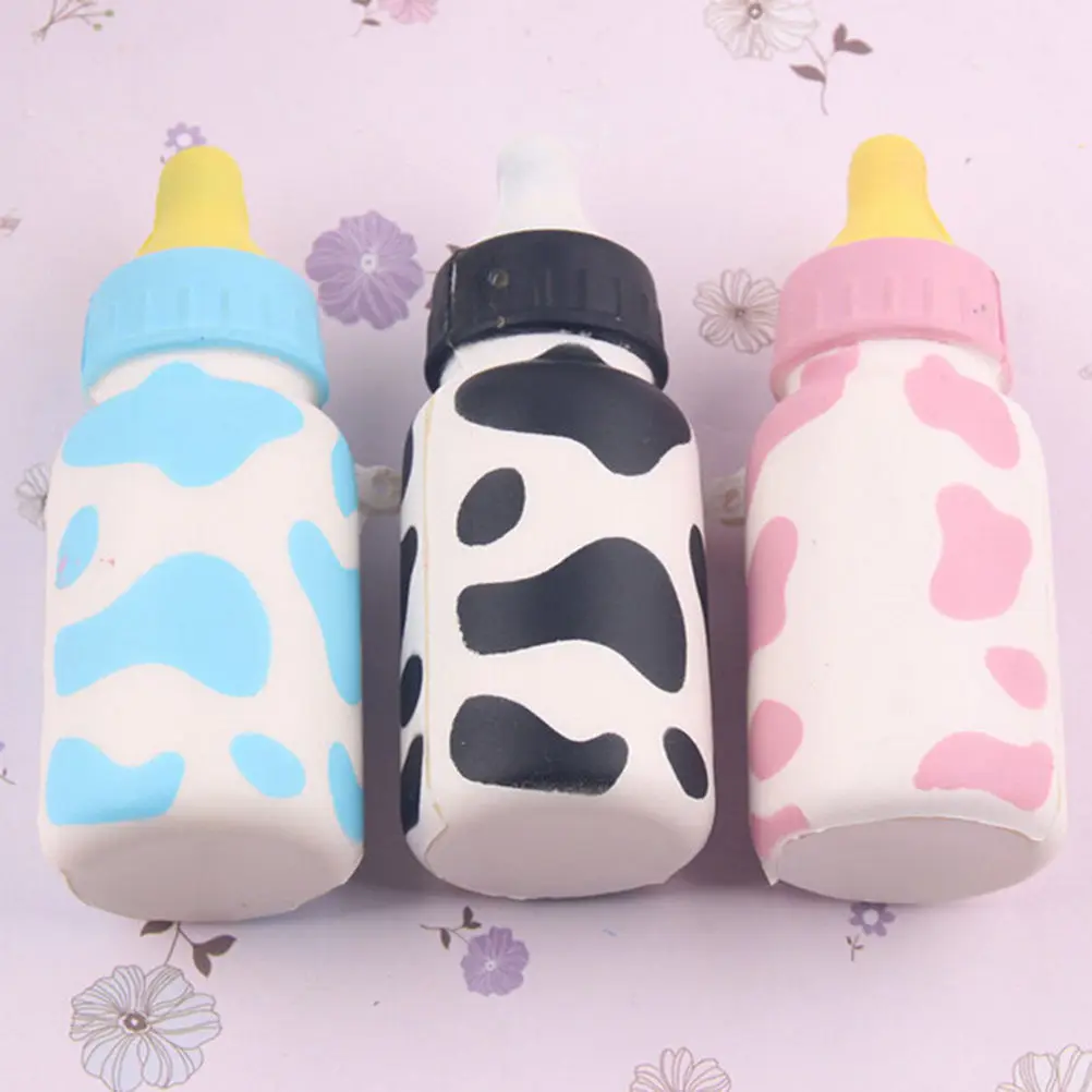 

Squishy Kawaii Milk Bottle Slow Rising funny Jumbo 10cm Cute Feeding Kids novelty Toy gifts Random color gadgets Free Shipping