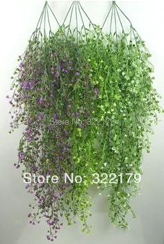 

120cm 5pc/ lot Artificial flower hanging basket flower vine plastic artificial plants Ivy Garland