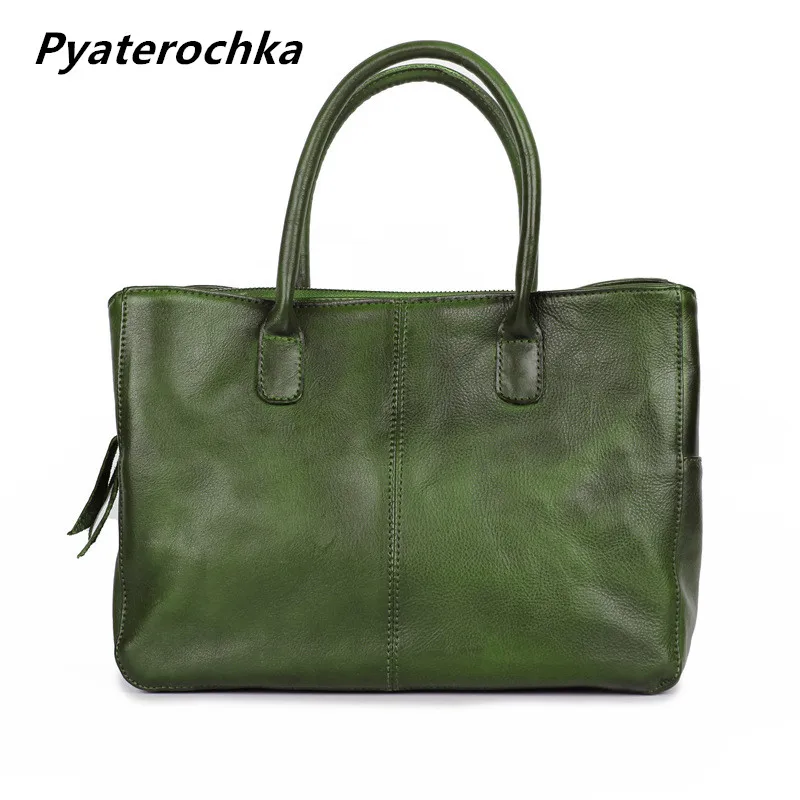 

Pyaterochka Women Genuine Leather Handbag Vintage Shoulder Bag Leather Crossbody Bags For Women Fashion Luxury Handbags Designer