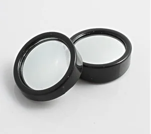 1 пара выпуклое зеркало заднего вида с широким углом, регулируемое Авто Автомобильное Зеркало для слепых зон, черный цвет