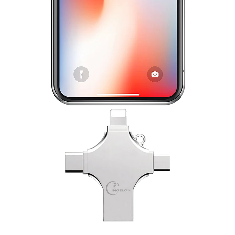 

Ingelon Usb Flash 16gb 32gb 64gb 128gb Pendrive USB-C Type C encrypted usb Ankh Cross DJMusic Metal usb flash drive for iphone
