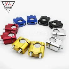 Универсальный 22 мм 28 мм Аксессуары для мотоциклов брусок ЧПУ-типа зажимы руль для ЯМА Кроссовый мотоцикл держатель кронштейна для руля велосипеда Зажимы