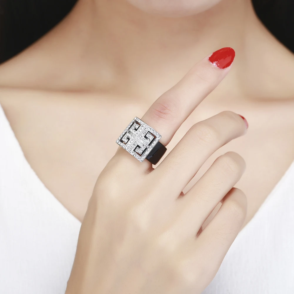Pinannie золото Цвет anillos CZ Стразы розовое Цветные кольца Модные украшения для Для