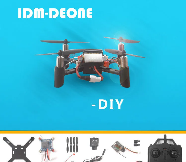 Wifi FPV камера микро Дрон рамка вертолет DIY Дрон 2,4G RC Квадрокоптер Безголовый комплект рамы мини квадрокоптера