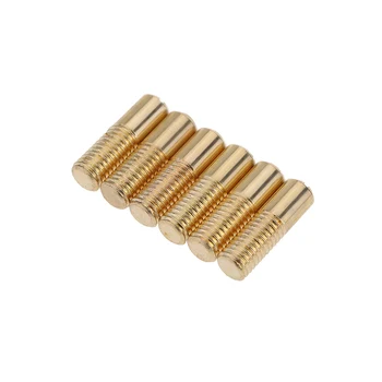 

Gold Pickup humbucker slotted Pole Screws Kit Pickup Ring Mounting Screws Set Kit Guitar Parts Accessories