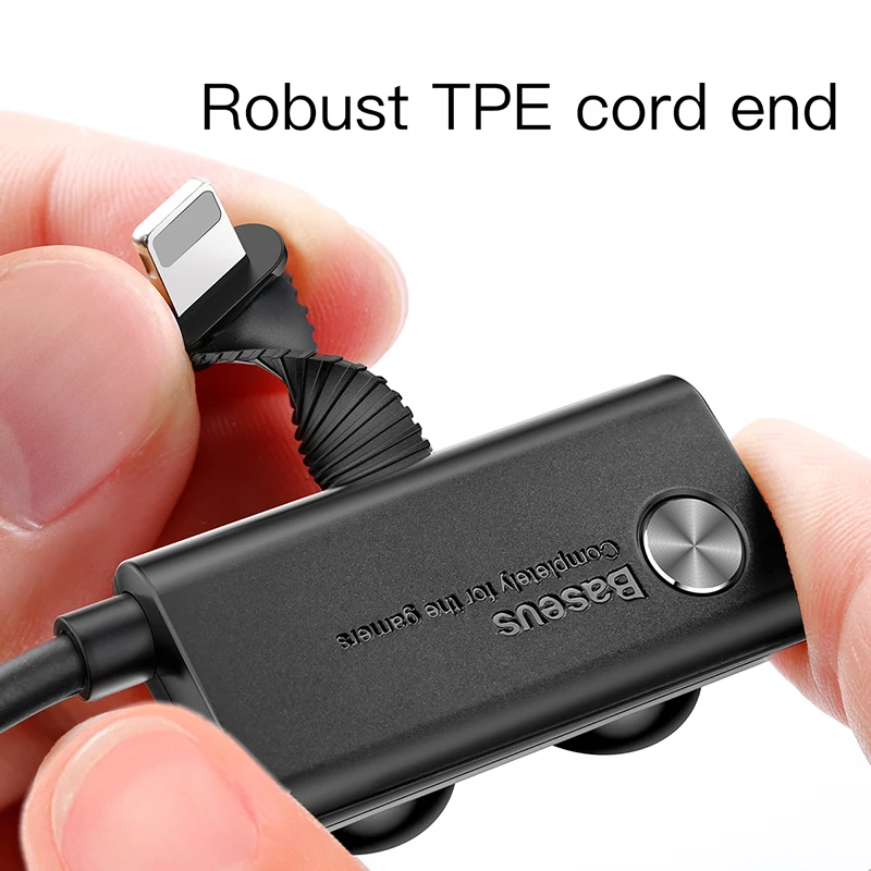 Baseus USB كابل الشاحن ل فون 6 6 s 7 8 X المحمول لعبة كابل 8Pin سريع كابل شحن ل فون 5 S 5 الهاتف المحمول الكابلات