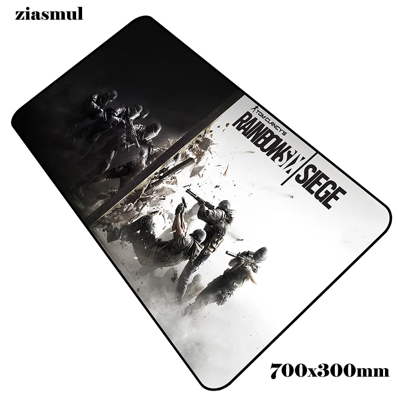 Rainbow six siege padmouse 700x300x2 мм игровой коврик для мыши игры большой коврик для мыши геймер компьютерный стол Высокая качественный коврик notbook mousemat