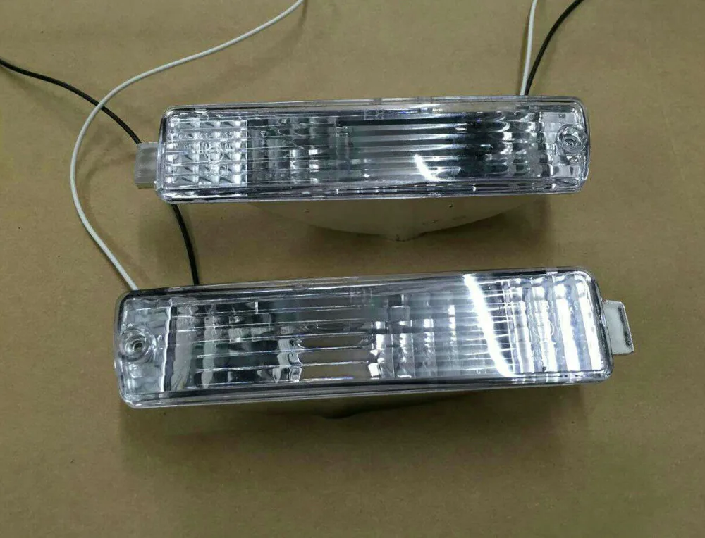 Прозрачный большой передний фонарь поворота бампера для VW Volkswagen Golf MK2|turn signal