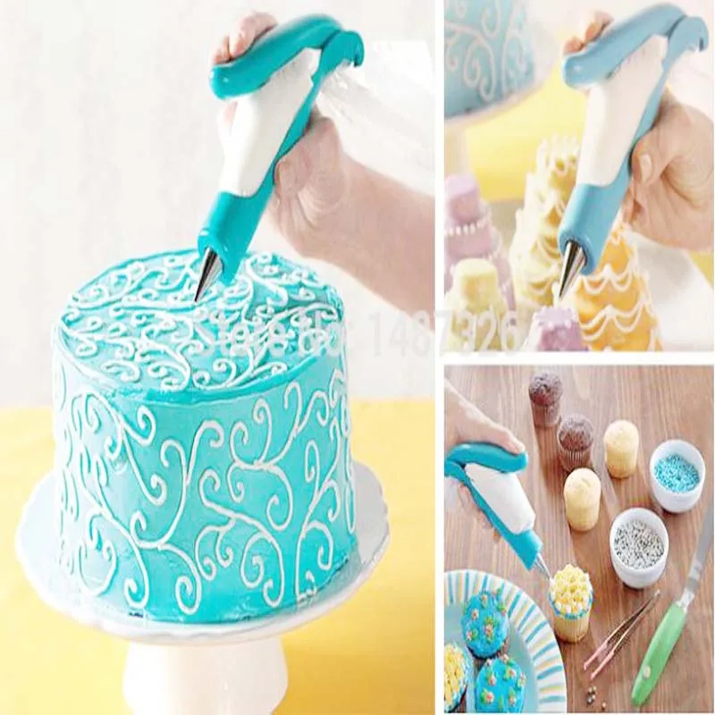 Heart Service Pastry Icing Piping Bag Spray Nozzle Tips Fondant