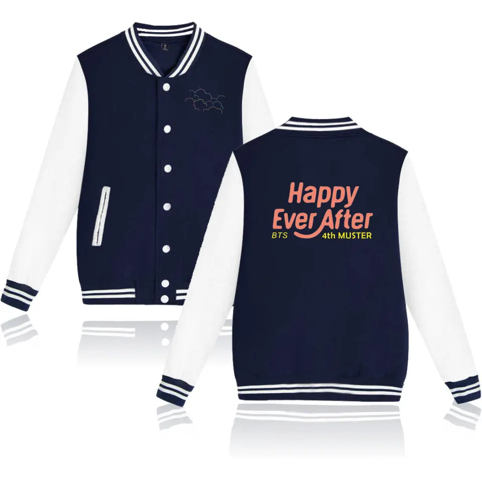 Baseball Jersey Jacket Happy To Engage In Sports Clothes Womenmen Good Quality Fashion Street Casual XXS To 4XL