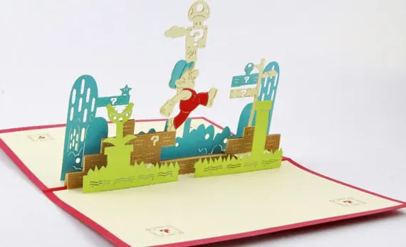 Aliexpress.com : Buy Video games pop up card 3d cards from Reliable pop ...