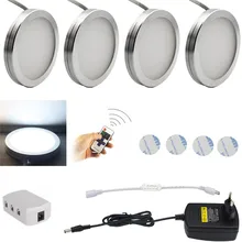 3/4/6/8 шт. светодиодный под светодиоидная панель для кабинета Кухня Дистанционное управление освещением диммируемая лампа для платяного шкафа лампы шкафа для домашнего освещения