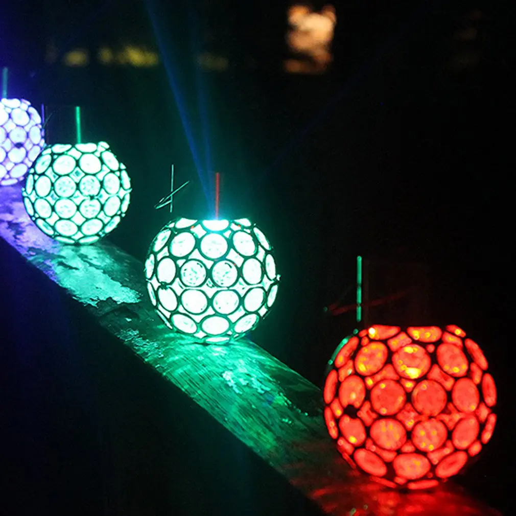 

Home Waterproof Solar Outdoor Garden Camping Hanging LED Round Ball Light