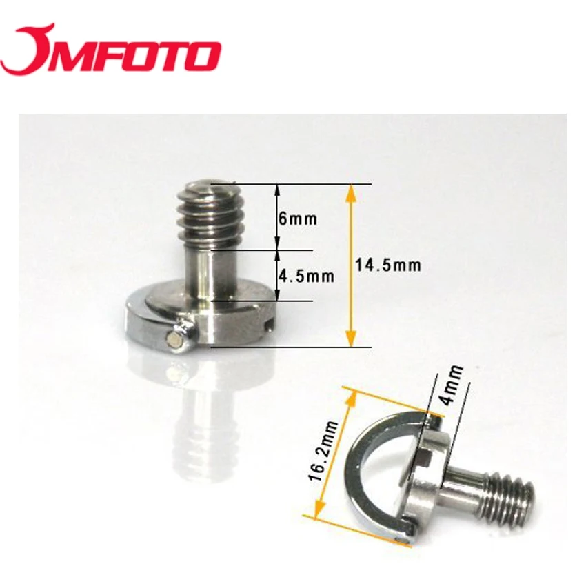

Captive 1/4 Folding D-Ring Adapter Screw Cam Tripod Monopod Quick Release Plate
