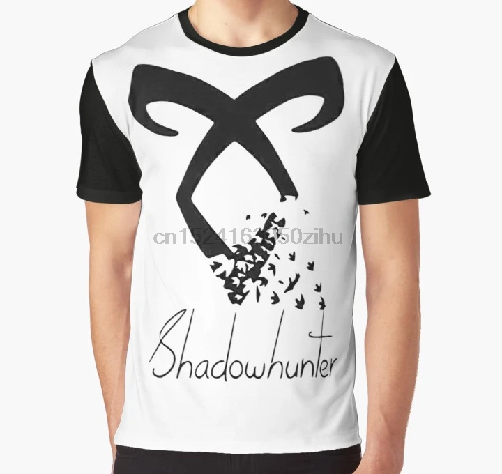 

All Over Print 3D Tshirt Men Funny T Shirt Shadowhunter symbol Graphic T-Shirt