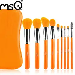 Гарантия качества Расширенный Искусственного Волокна легко взять Orange Синтетический Волос Профессиональный Макияж Кисти Мешок Красоты Энн