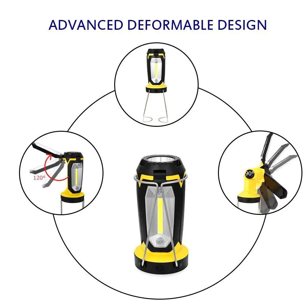Походный фонарь, светильник-вспышка и светодиодный COB рабочий светильник с подставкой, подвесной, походный рабочий светильник, контрольная настольная лампа для кемпинга