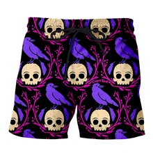 PLstar Cosmos много черепа комикс панк Рок каракули летние мужские повседневные шорты 3d брюки для женщин/мужчин шорты Dropshipping-1