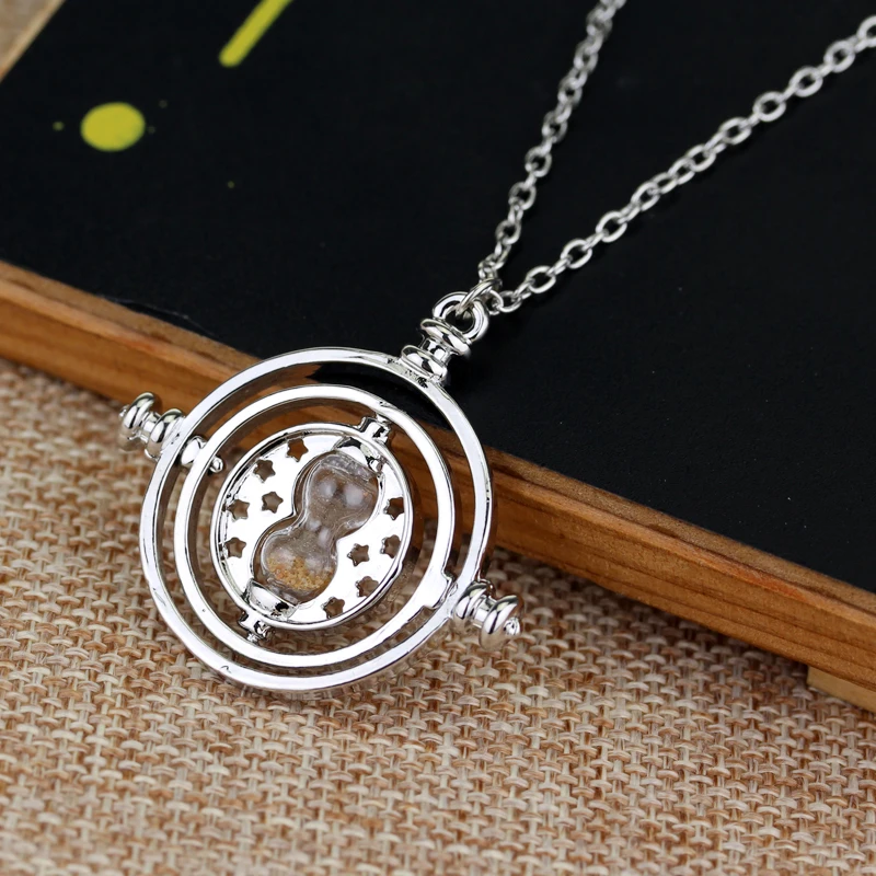 Винтажное вращающееся ожерелье Horcrux Time Turner, конвертер времени, кулон времени, ожерелье для женщин, мужчин, аксессуары для женщин