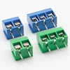 100PCS/Lot KF301-2P KF301-3P KF301-5.0-3P KF301 Screw 3Pin 5.0mm Straight Pin PCB Screw Terminal Block Connector Blue and green ► Photo 1/5