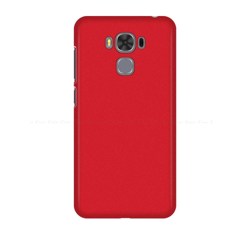 Роскошный Жесткий матовый чехол для телефона из поликарбоната, Ультратонкий Пластиковый чехол для Asus ZenFone 3 3S Max ZC521TL ZC520TL ZC550KL ZC553KL - Цвет: Красный