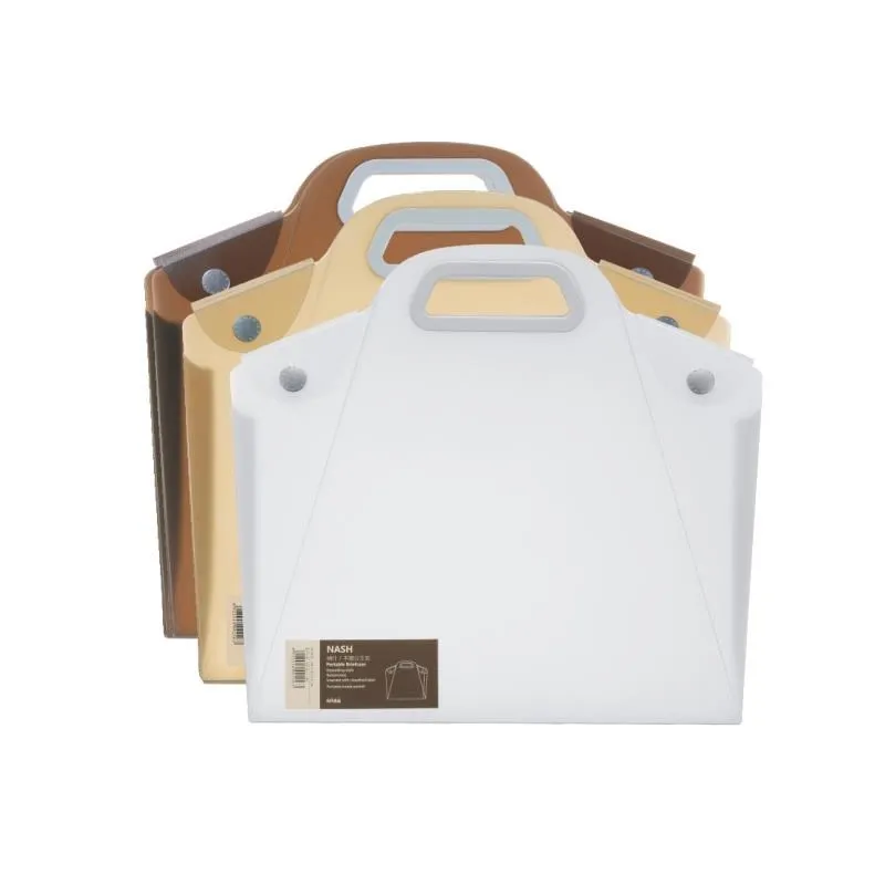 

Business atmosphere Creative simple hand-held button a4 file bag file package portfolio student school stationery