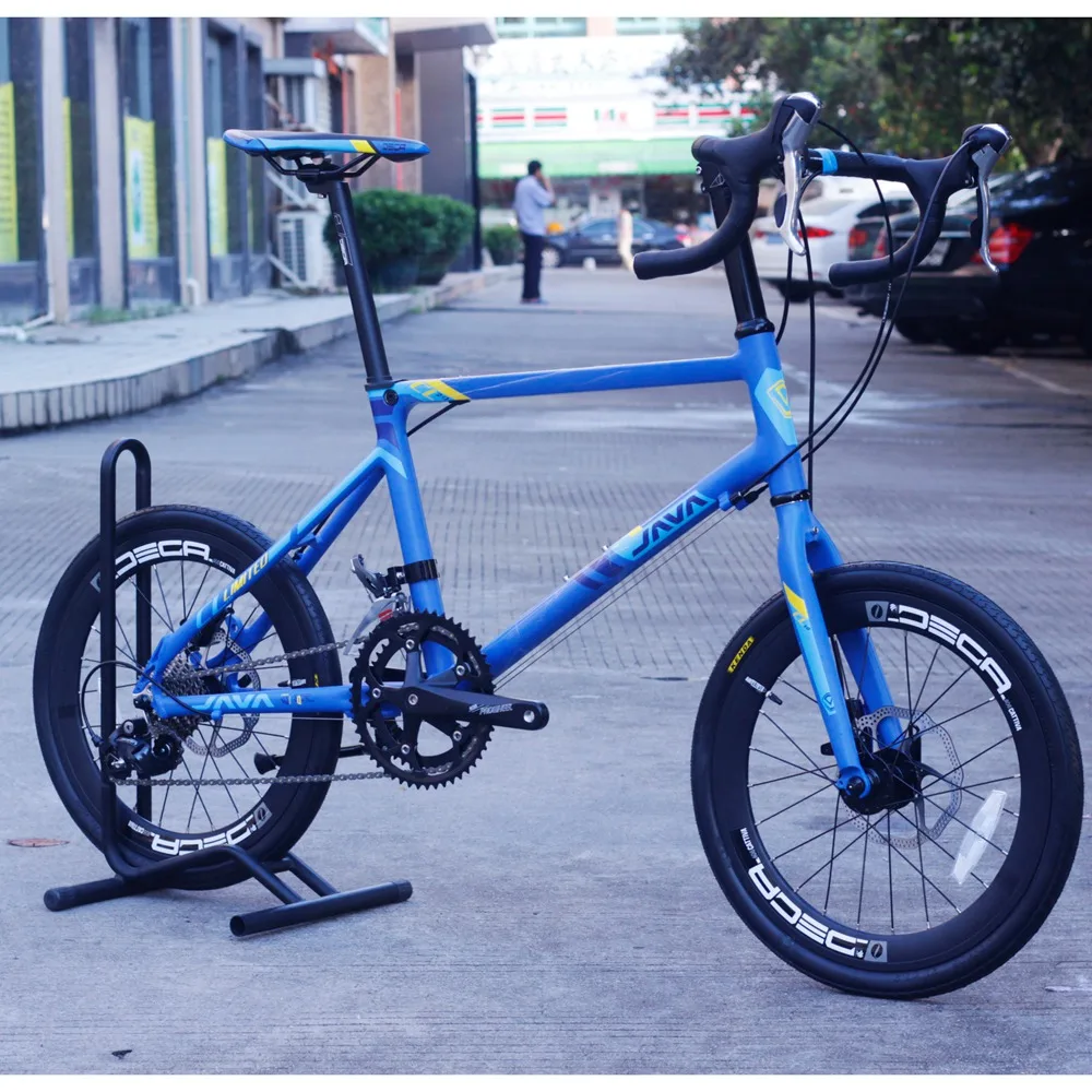 Cheap JAVA CL Bike 20" Minivelo 18 Speed Disc Brake Drop Bar 4600 Uniex High Quality Urban 406 Mini velo Bicycle Mechanical Brakes 2 Cheap JAVA CL Bike 20" Minivelo 18 Speed Disc Brake Drop Bar 4600 Uniex High Quality Urban 406 Mini velo Bicycle Mechanical Brakes 2