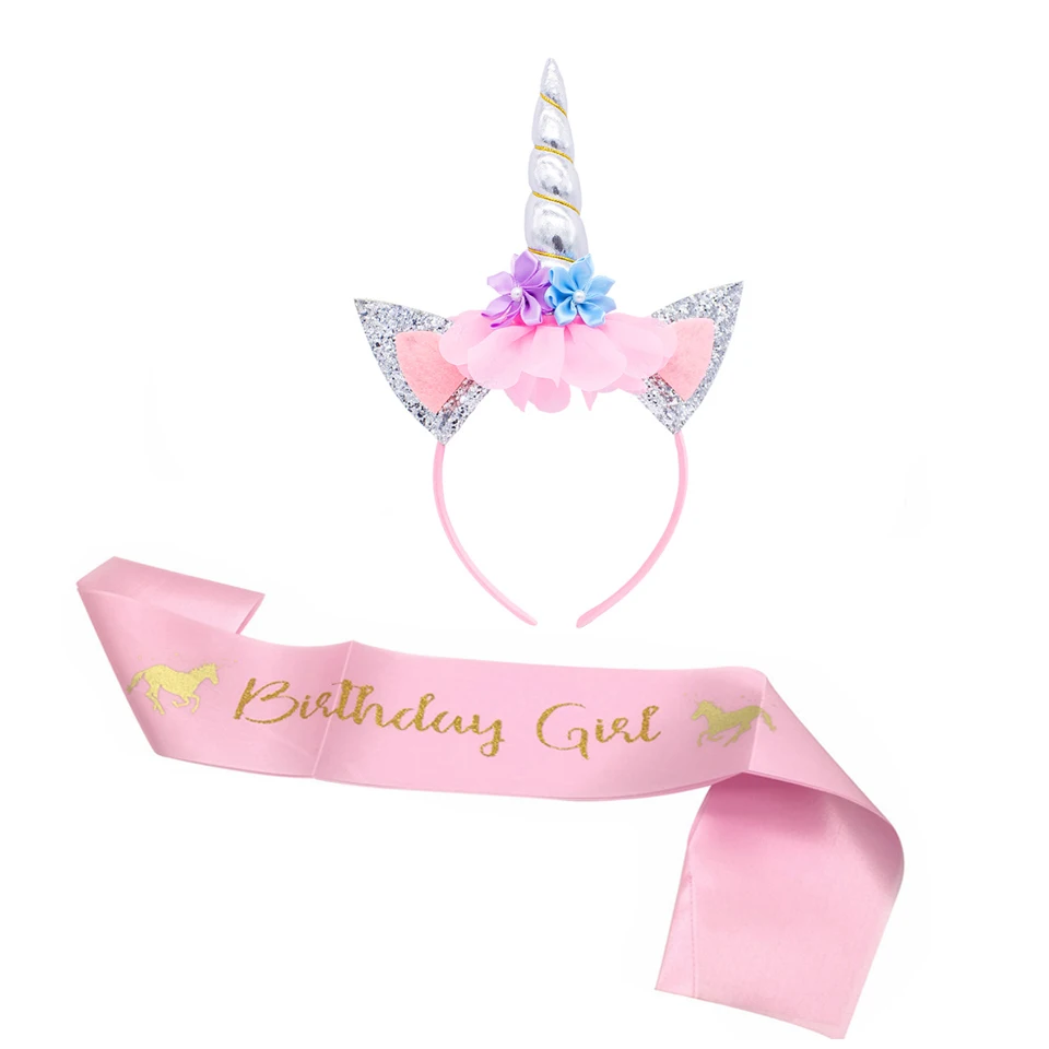 Unicorn Headband Sash (9)