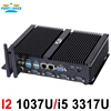 Fanless mini pc industrial computer with USB 3.0 4*COM HDMI Intel Celeron C1037U C1007U Core i5 3317U Windows 10 Linux ► Photo 1/6