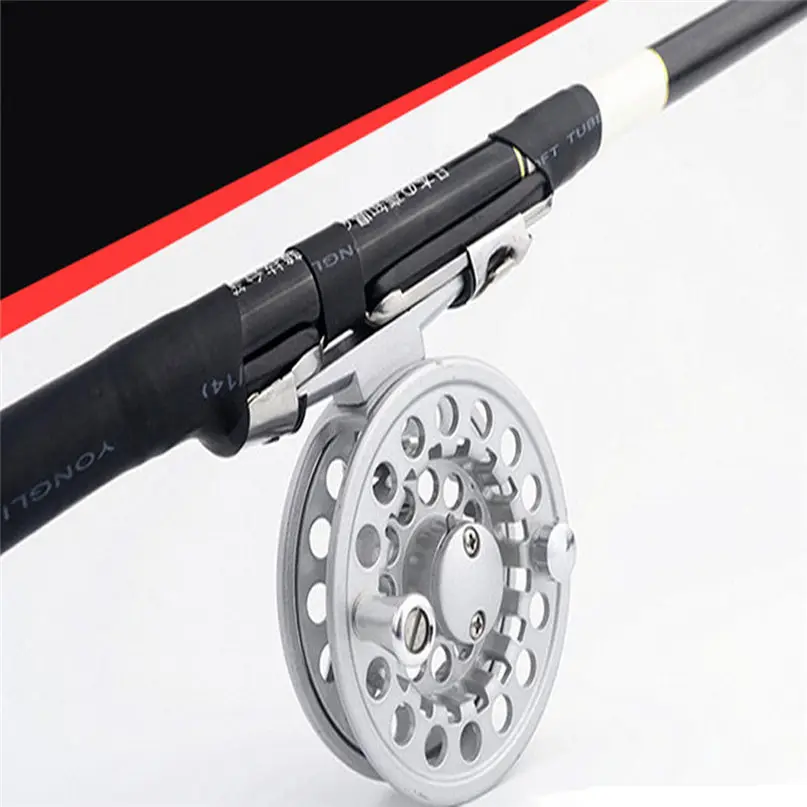 Fishing Reel Cut Fishing Reel Large Arbor LeftRight Coil Die Casting Aluminium Fly Reel Wheel Fishing Tackle #2M09