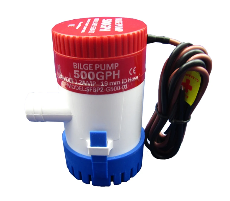 Bilge Submersible Water Pump 24v 500gph Micro Marine Boat Seaplane
