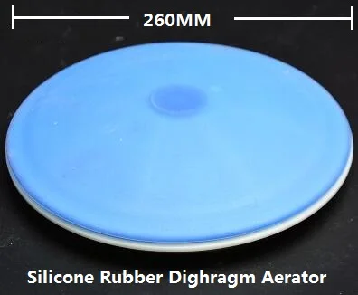 EPDM диафрагма Микропористая аэрация диафрагма из силиконовой резины диффузионная часть воздуха для очистки сточных вод - Цвет: Silicone Dia.260MM