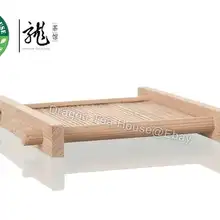 Бамбуковая палочка поднос для чайника 9*9 см 6 шт