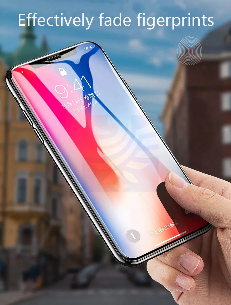 Peipeng Full Cover 6D Edge Tempered Glass For iPhone X XS 7 8 6 6s Plus Screen Protector For iPhone 10 XS MAX Film Protection04