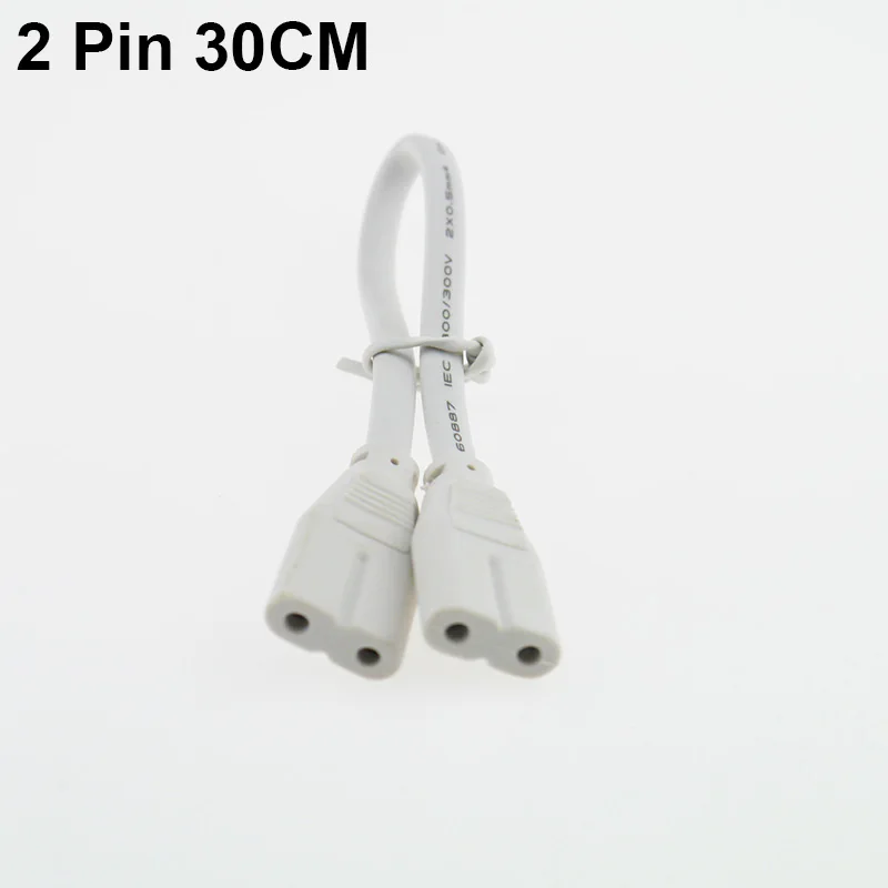 BEYLSION T4 T5 T8 electrical wire connector 20cm 2pin power cord extension cable Two-phase wire For Integrated Led tube lamp (5)