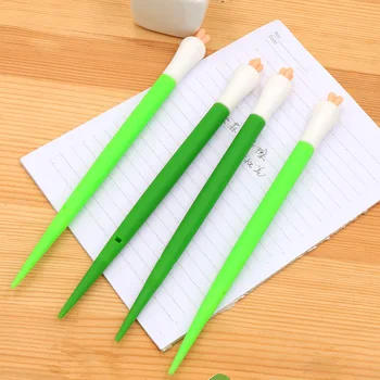 

30 pc/lot Creative Simulation of garlic water gel ink pen /cute fresh student stationery /black refill/ pen/children gift