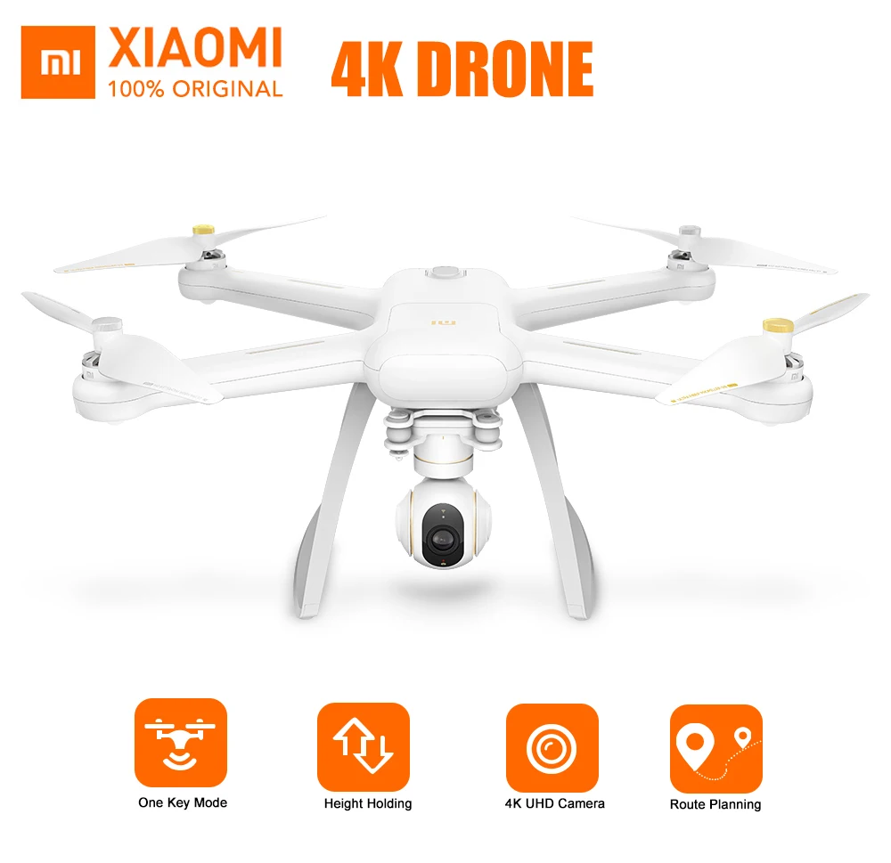 Оригинальный Дрон Xiaomi Mi 4K камера английское приложение WIFI FPV RC Квадрокоптер 3