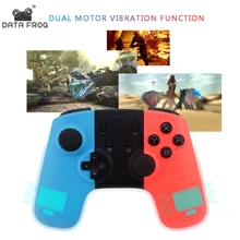 Беспроводной Bluetooth геймпад с изображением лягушки для передачи данных на базе Android, геймпад с переключателем, джойстик для компьютерных игр, джойстик для NS