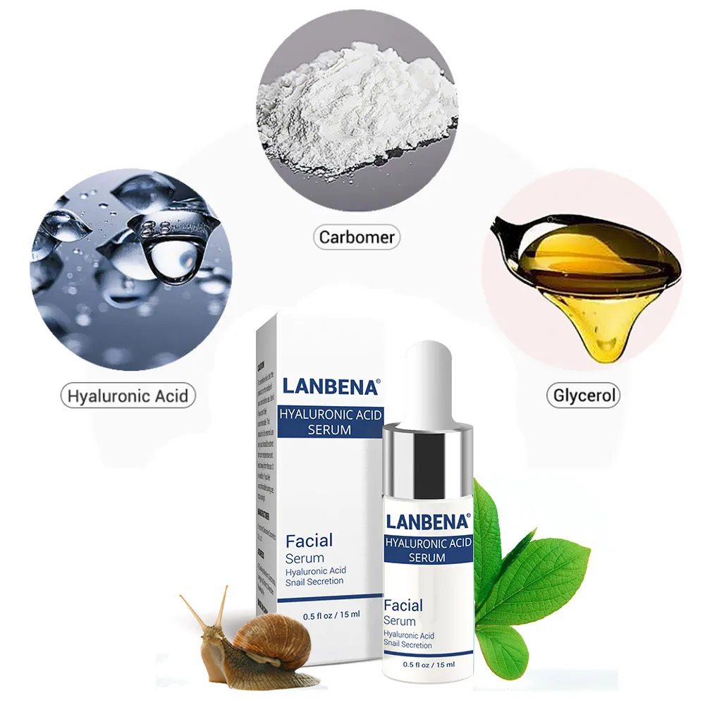 Hyaluronic Acid Serum Snail Serum Essence Acid Anti Wrinkles Face Acne Skin Repair Anti-Aging Moisturizing Whitening Skin Care (9)
