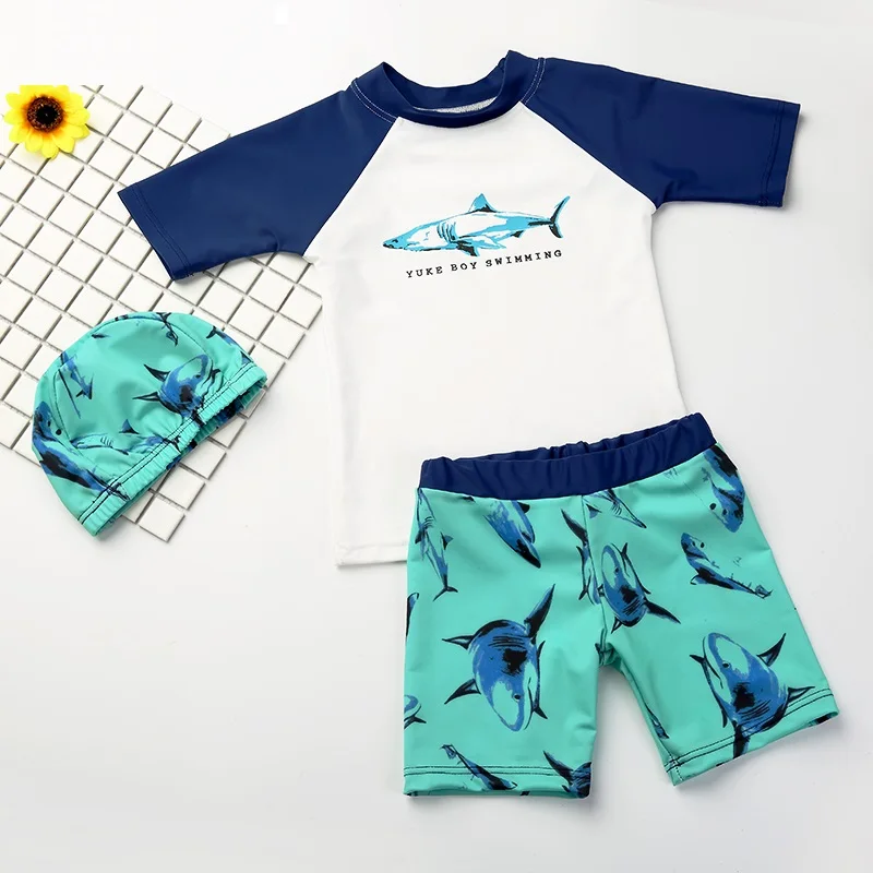 

2018 Swimming Suits For Kids Boys Sport Swim Beach Surfing Clothes Boy Gril Swimming Suit Anti-UV Swimming Wear Kids Swimsuit
