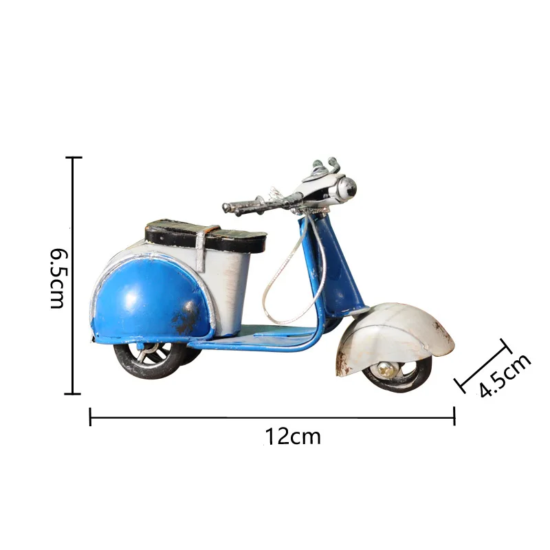 Винтаж сделать старый электрический велосипед мотоцикл Рождественское украшение, подарок мотоцикл домашний Декор Ретро металлический Железный маленький Овцы YWSM54