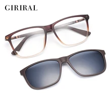 UV400 мужские солнцезащитные очки бренд ночного вождения TR90 двойного назначения винтажные очки# LJ-816