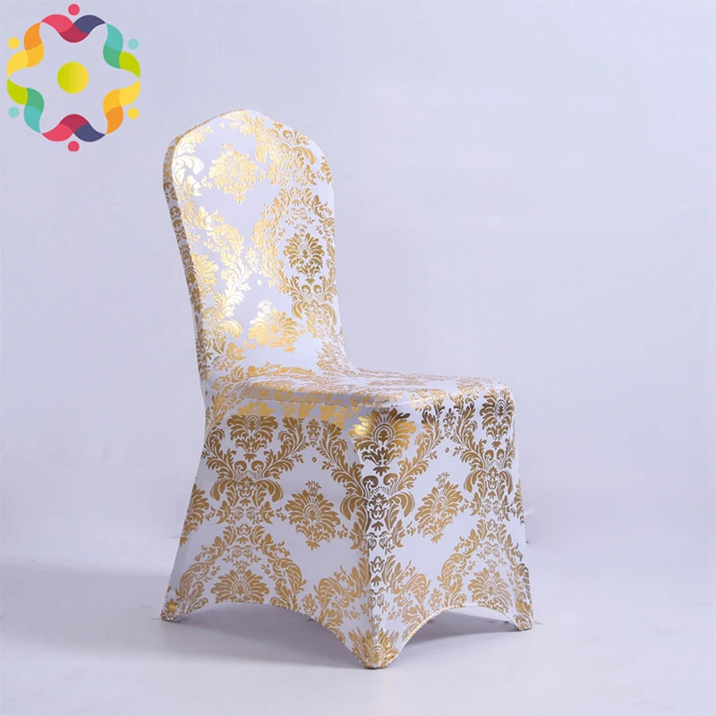 Good White Stretch Universal Polyester Spandex Chaircover Cheap Wedding Chair Covers for Weddings Banquet Restaurant Seat