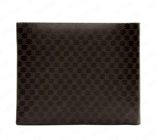 Классический винтажный высококачественный клетчатый кошелек из искусственной кожи, мужская сумка, Брендовые мужские бумажники Сумочка Кошелек