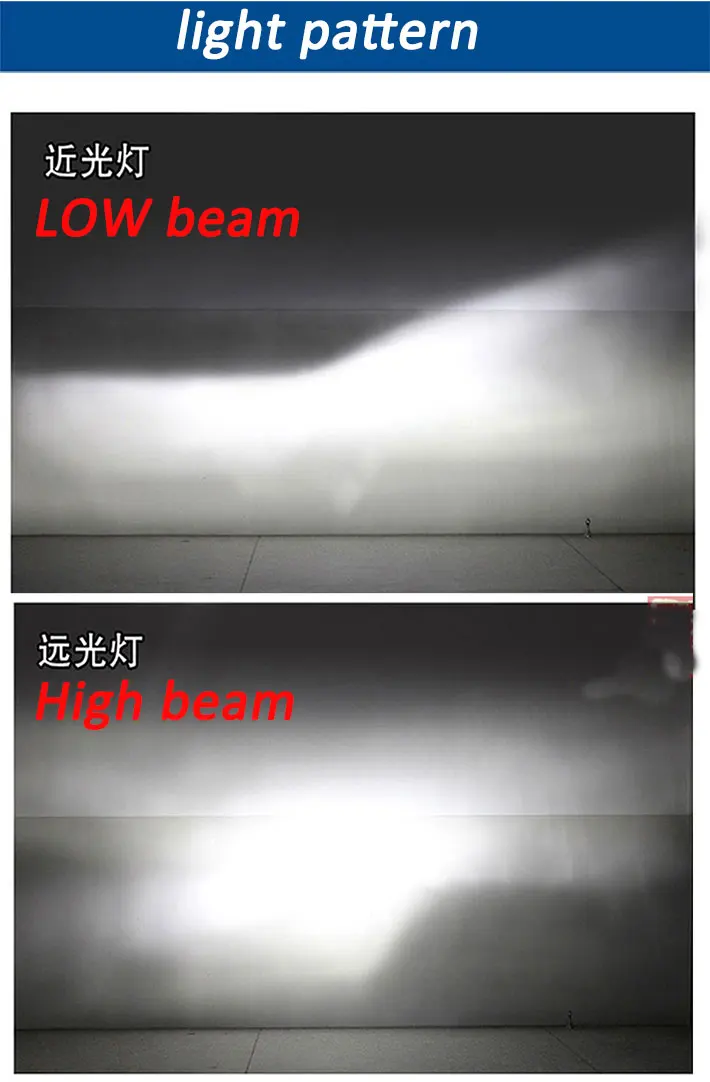 Headlight Bulbs 12V Automotive LED Headlamp Conversion Kit Replace Xenon Headlight Bulb Halogen Light Super White (8)