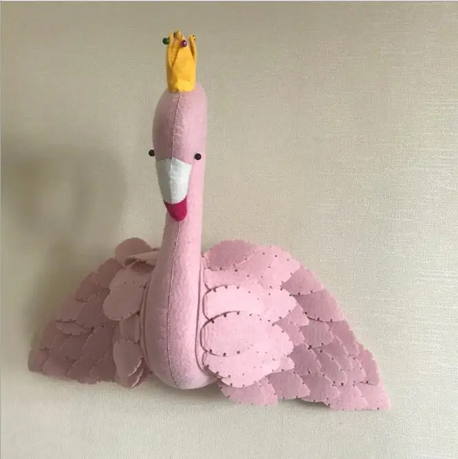 Decoração do Quarto da Menina do Bebê Decoração da Parede de Pelúcia Cabeça Animal Decoração Pendurado Coisas Juguetes Bebes 24 Meses Nacimiento Navidad 3d 12 cabeça animal decoração da parede decoração 3d