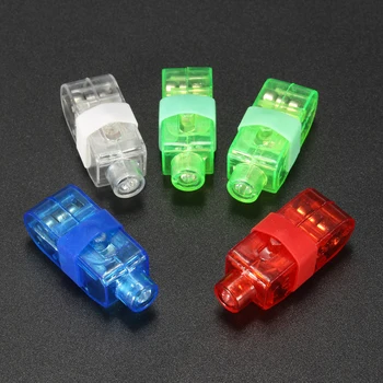 

10pcs Red/Green/Blue/White/RGB Luminous Finger Indicator Light Colorful LED Night Lamp Holiday Light