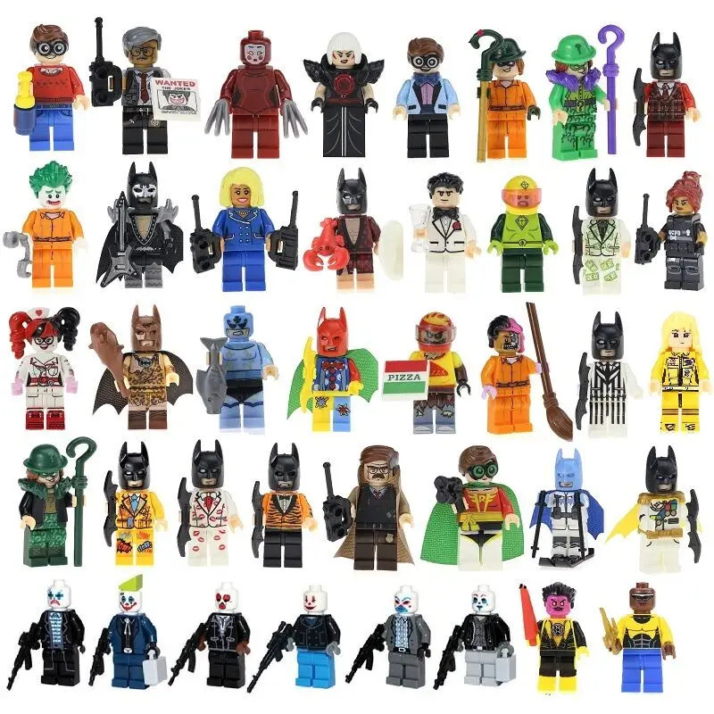 

Building Blocks Joker Poison Ivy Batman Robin Calendar of people Harley Quinn Catwoman Figure Education For Children Gift Toys