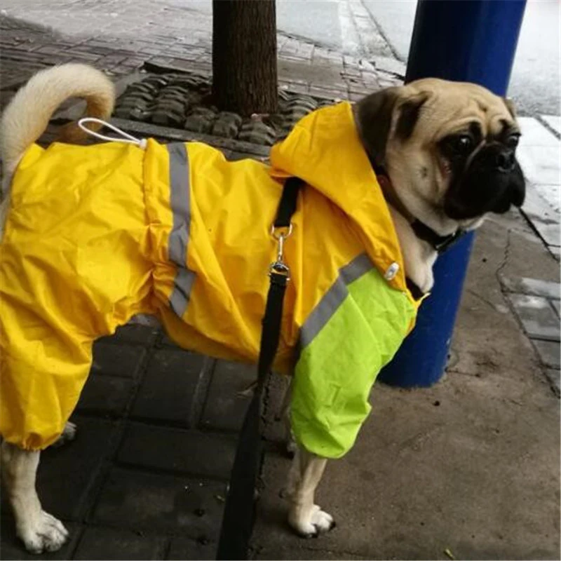 

OnnPnnQ Pet Dog Raincoat Waterproof For Big Dogs Labrador Golden Retriever Corgi Water proof Rain Coat Jacket Clothes Outdoor
